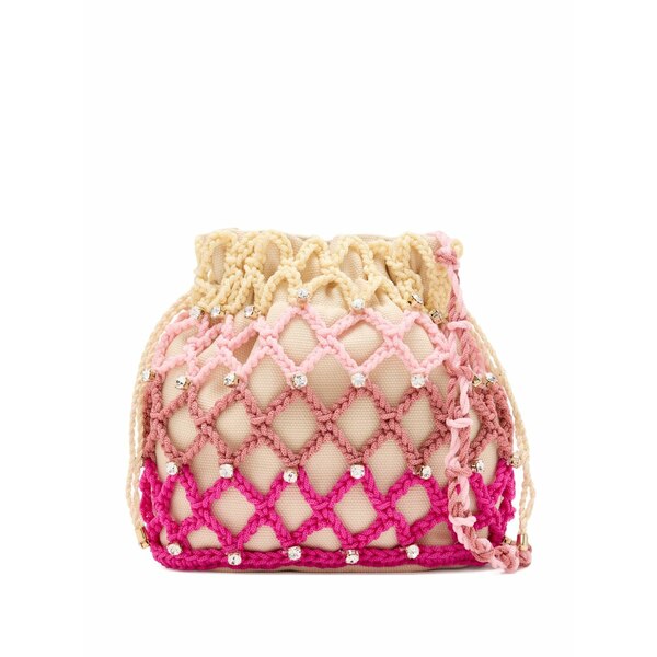 ロザンティカ レディース ショルダーバッグ 御徒面子 Selene marea crocheted cross body bag Neutrals