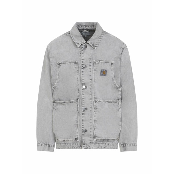 鉄道車両ハート型 メンズ 上衣＆上衣 アウター Double front jacket Grey
