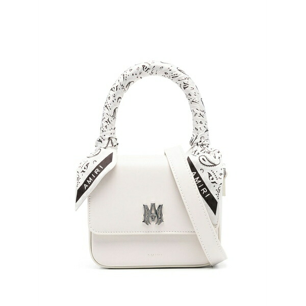 アミリ レディース ハンドバック 御徒面子 Micro ma bag White