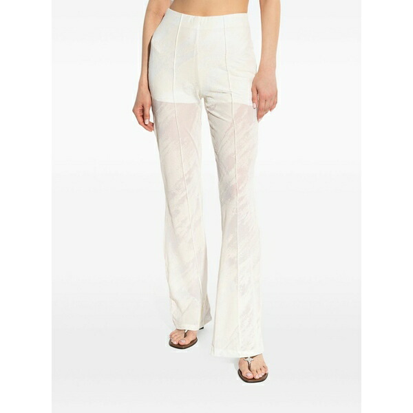 ゲタス レディース 心地よいズボン下 ボトムス Gzlikka trousers White