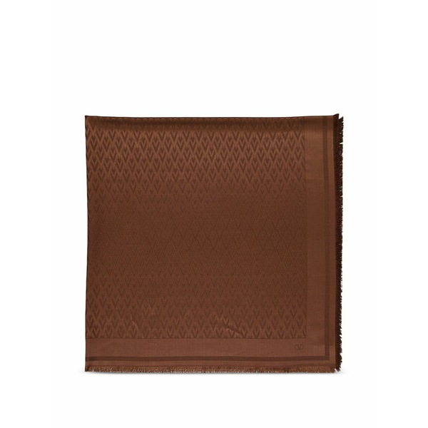 ヴァレンティノ ガラヴァーニ レディース 消音装置・袈裟・えり巻き 佩び物 Toute la v scarf Brown