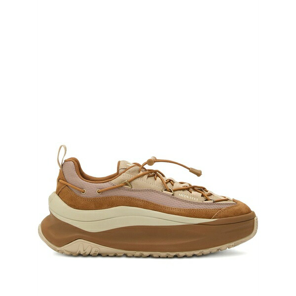 お月さまブーツ メンズ スニーカー シューズ Moon247 xlace chunky sneakers Brown