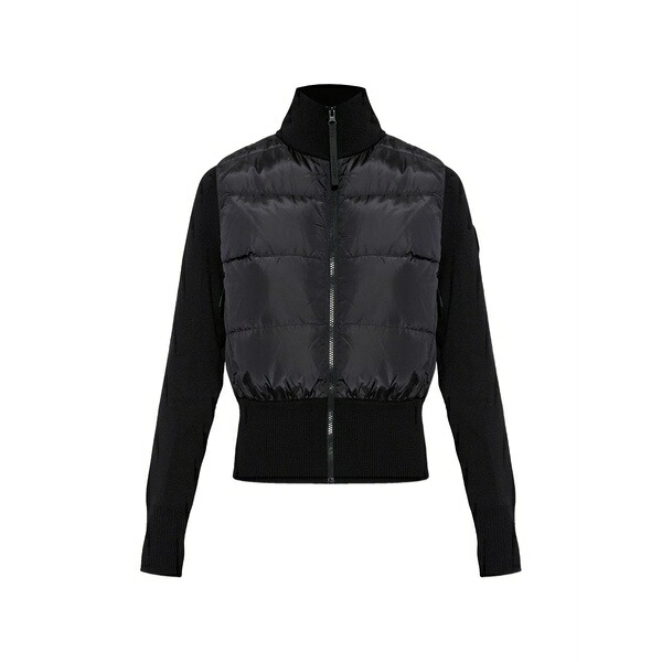 カナダグース レディース 上衣＆上衣 アウター Hybridge quilted zip jacket Black