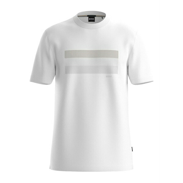 主任者 メンズ プルオーバー トップス Striped-print t-shirt White