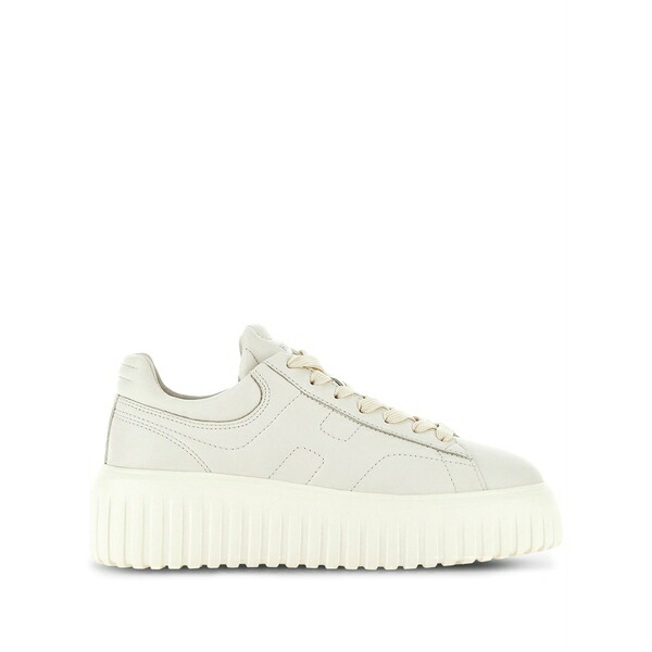 ホー鵞鳥 レディース スニーカー シューズ H-stripes low-top sneakers White