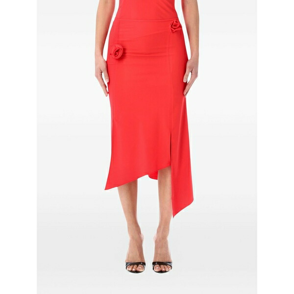 コペルニ レディース スコート ボトムス Flower MIDI skirt Red