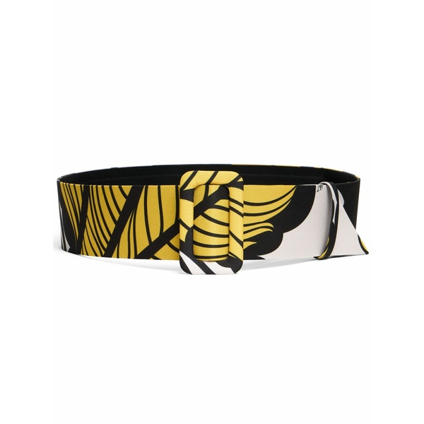 ラ・ダブル・ジェイ レディース 三尺帯 添え物 Floral-print belt Yellow