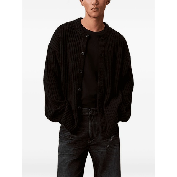 カルバンクライン メンズ ジレー アウター Buttoned cardigan  Brown