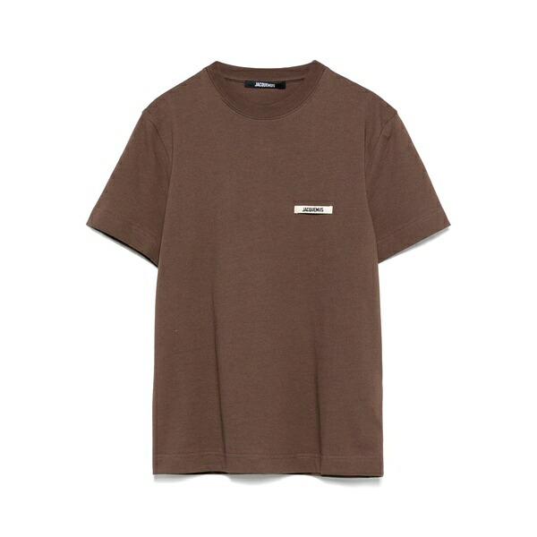 ジャクエムス レディース ティーシャツ トップス The gros grain t-shirt Brown