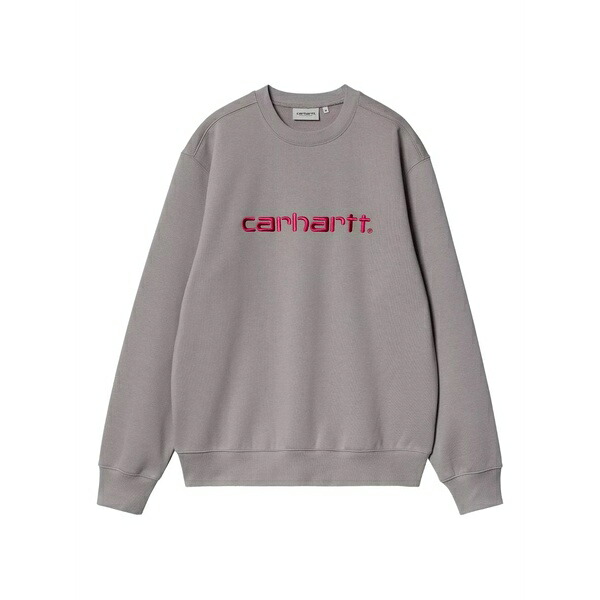 鉄道車両ハート型 メンズ パーカー・スウェットシャツ アウター Logo-embroidered sweatshirt Grey