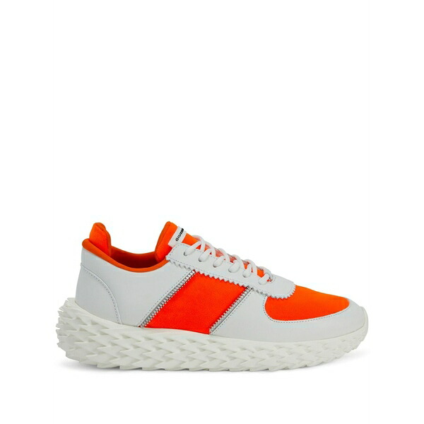 ジュゼッペザノッティ メンズ スニーカー シューズ Urchin panelled sneakers White