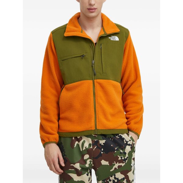北の方人間の顔 メンズ 上衣＆上衣 アウター Colour-block zip jacket Orange