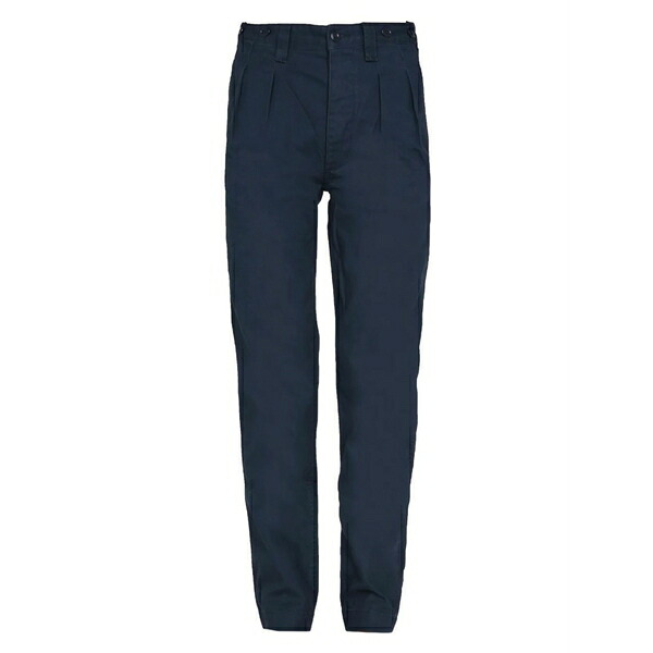 ナイジェル・ケーボン メンズ 心地好いズボン下 ボトムス Pleated straight-leg trousers Blue