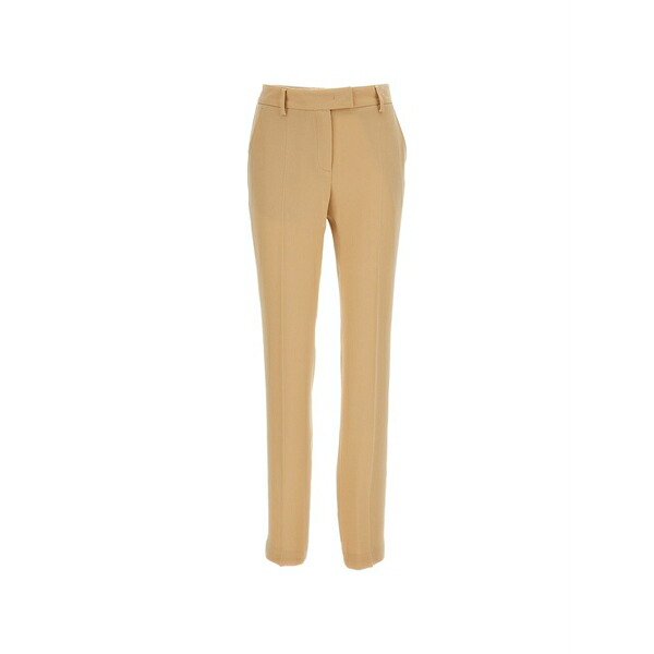 アルベルト ビアーニ レディース 心地よいズボン下 ボトムス Pressed-crease tailored trousers Neutrals