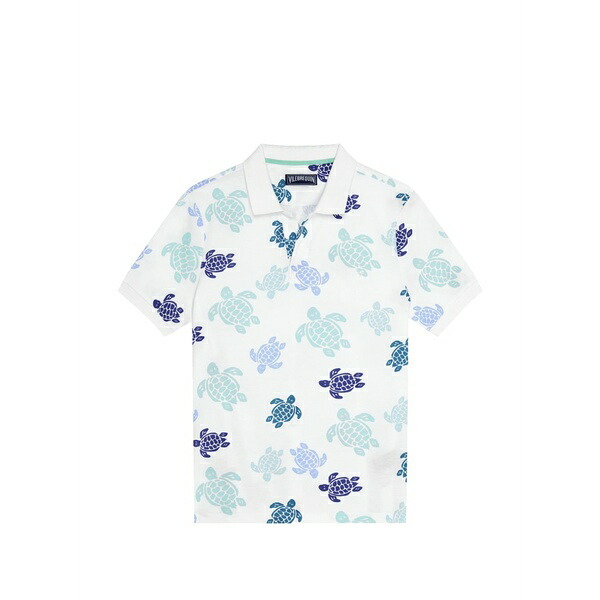 ヴィルブレクイン メンズ ポロシャツ トップス Ronde des tortues polo shirt White｜asty