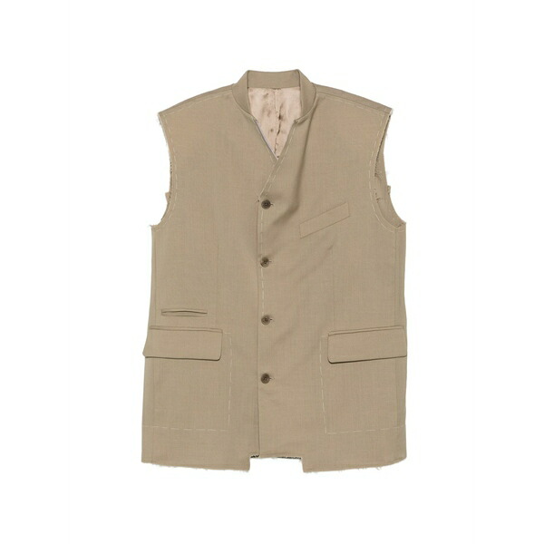 お召しものメイン メンズ 厚地の外套 アウター Arny sleeveless waistcoat Neutrals