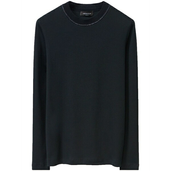 ファビアナ フィリッピ レディース プルオーバー トップス Jersey t-shirt  Black