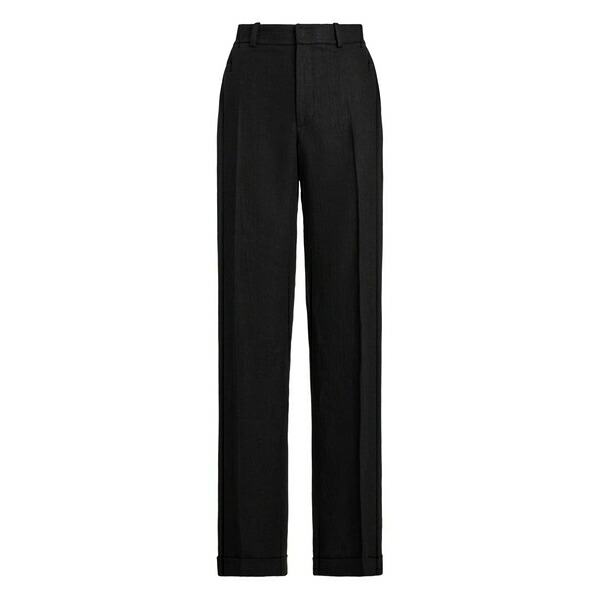 ラルフローレン レディース カジュアルパンツ ボトムス Herringbone trousers Black｜asty