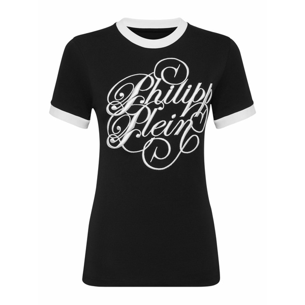 フィリップ飾り気の無い レディース ティーシャツ トップス Pure t-shirt Black