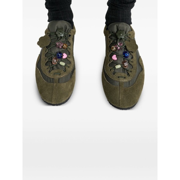 セシリー・バンセン レディース スニーカー シューズ Blaise embellished sneakers Green