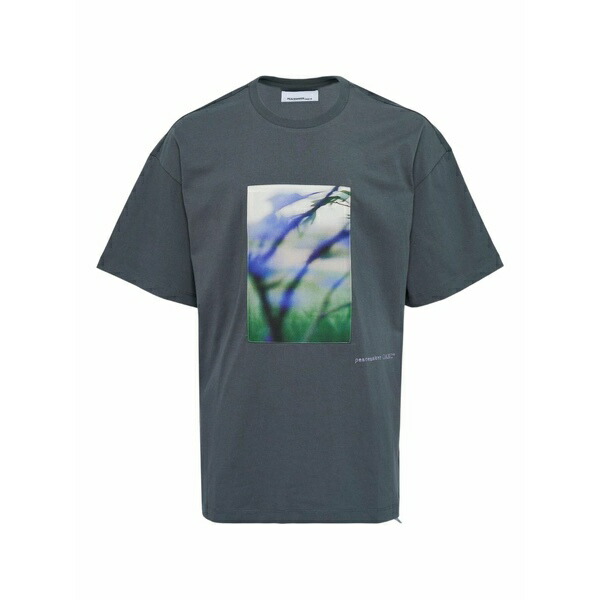 オーエーエムシー メンズ ティーシャツ トップス Cotton t-shirt Grey