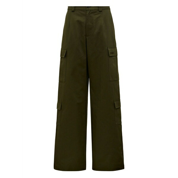 エムエスジイエム メンズ 心地好いズボン下 ボトムス Cargo-pocket trousers Green