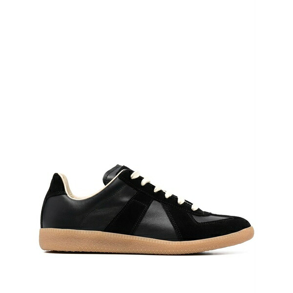 マルタンマルジェラ レディース スニーカー シューズ Replica low-top leather sneakers Black