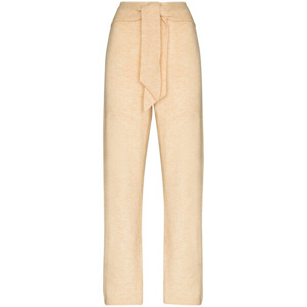 ナヌーシュカ レディース カジュアルパンツ ボトムス Tied waist knit trousers Neutrals|asty