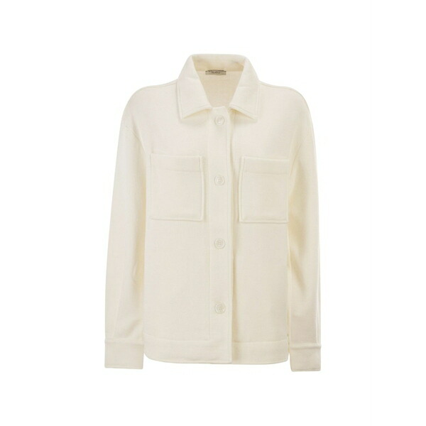 ドンダップ レディース 上衣＆上衣 アウター Buttoned shirt jacket Neutrals