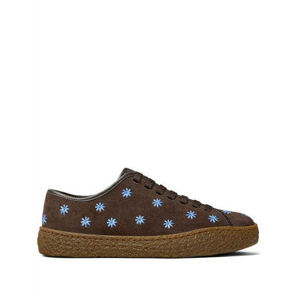 カンペール レディース スニーカー シューズ Peu terreno floral sneakers Brown