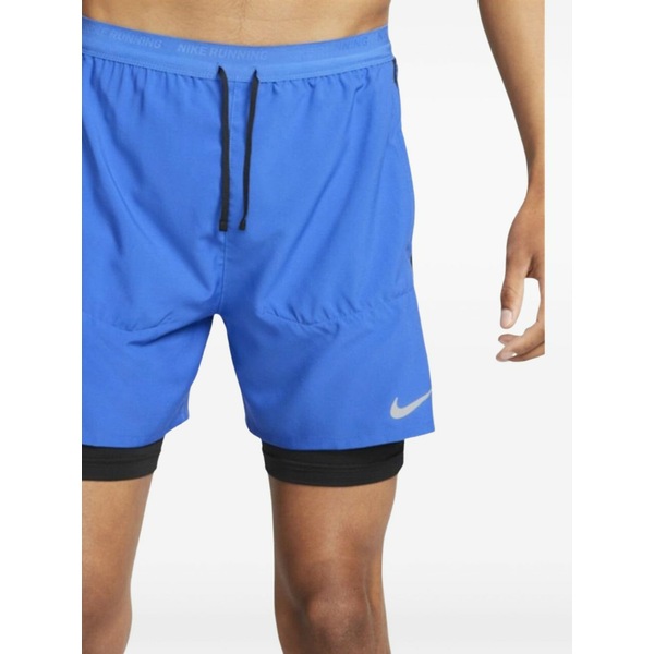 ナイキ メンズ 心地好いズボン下 ボトムス Stride dri-fit 5\" hybrid \""game royal/black\"" running shorts Blue"