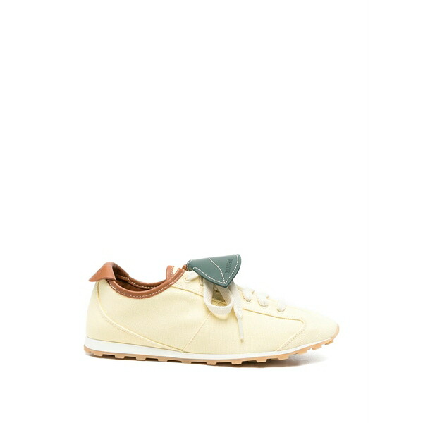 ジャクエムス レディース スニーカー シューズ Resort leaf-patch sneakers Neutrals