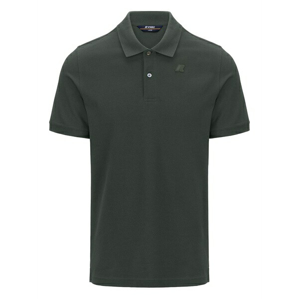 ケイ通い路 メンズ スポーツシャツ トップス Logo-patch polo shirt Green