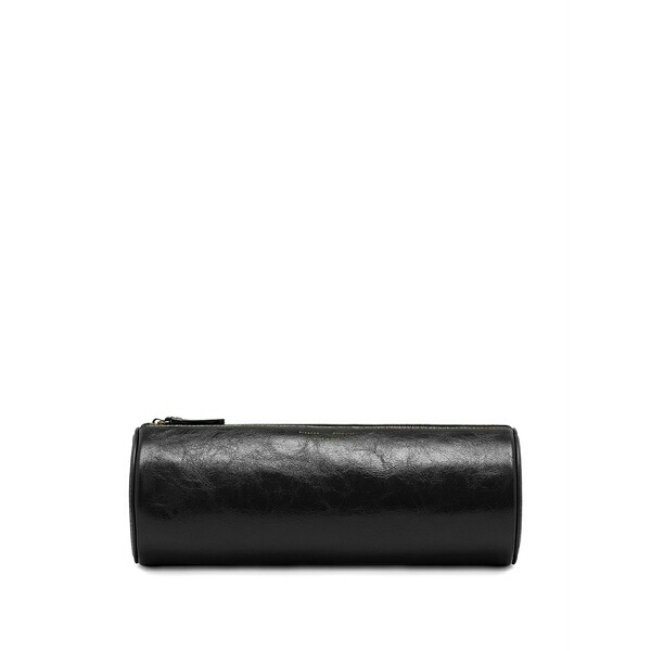 プロエンザショラー レディース クラッチペダル御徒面子 御徒面子 Cylindrical clutch bag Black
