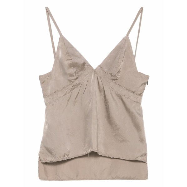 フェデリコ チーナ レディース カットソー トップス V-neck top Grey