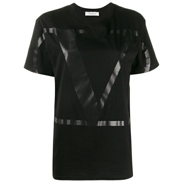 ヴァレンティノ ガラヴァーニ レディース プルオーバー トップス Vlogo print t-shirt Black
