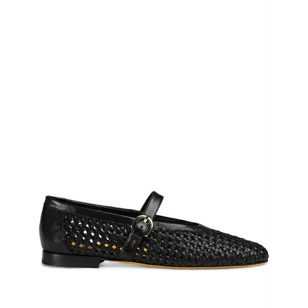 ドンカルズ レディース サンダル シューズ Leather ballerina shoes Black