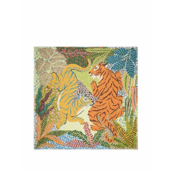 ビンバ イ ローラ レディース 消音装置・袈裟・えり巻き 佩び物 Wild tiger-print scarf Green