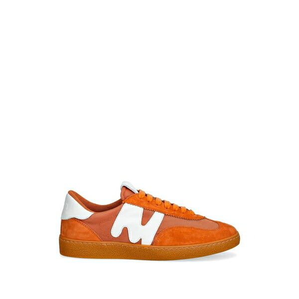 エムエスジイエム レディース スニーカー シューズ Suede-panel sneakers Orange