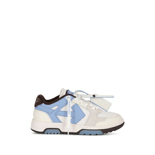 象牙色 レディース スニーカー シューズ Slim out of office zip-tie trainers White