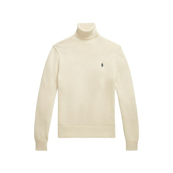 ラルフローレン メンズ 編み物\u0026プルオーバー アウター Roll-neck logo-embroidered sweater Neutrals