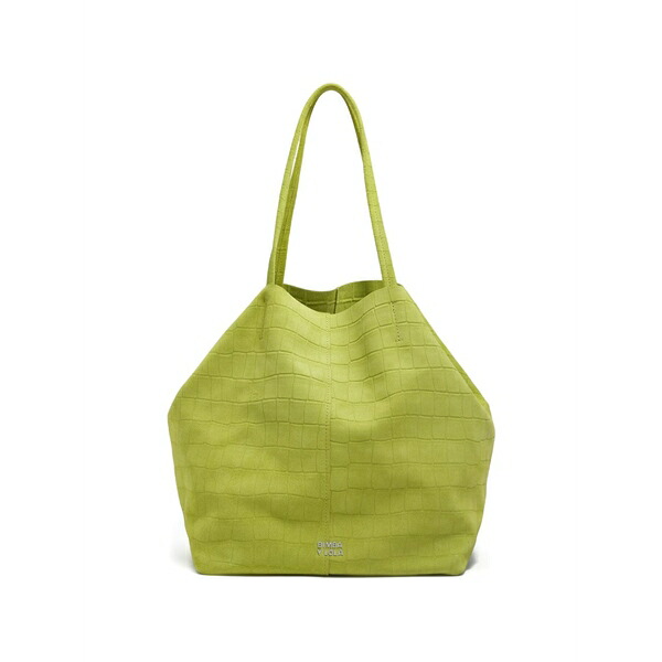 ビンバ イ ローラ レディース トートバッグ 御徒面子 Embossed tote bag Green