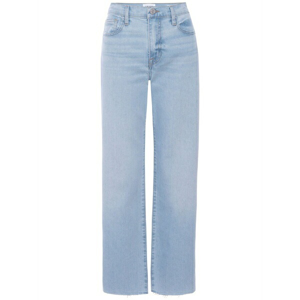 ひな形 レディース ジーンズズボン下 ボトムス Le jane straight-leg jeans Blue