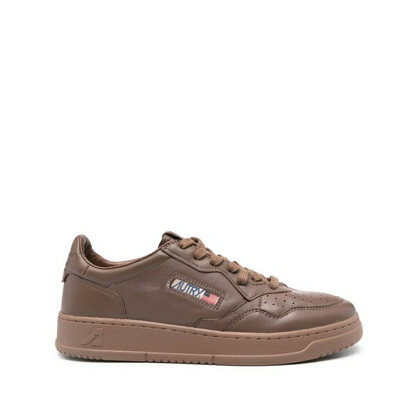 オートリー メンズ スニーカー シューズ Medalist monochromatic sneakers Brown