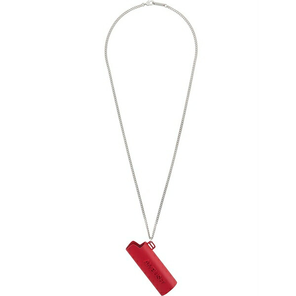 アンブッシュ メンズ ネックレス・チョーカー アクセサリー Lighter case necklace Red｜asty