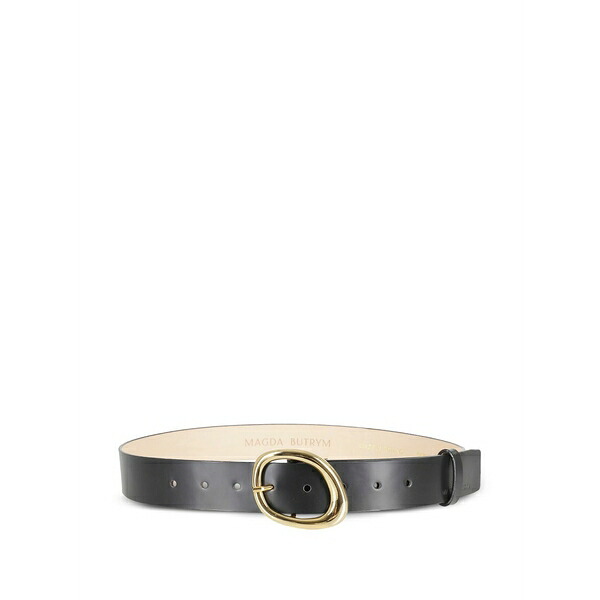 マグダ・ブトリム レディース 三尺帯 付属物 Embossed oval buckle belt Black
