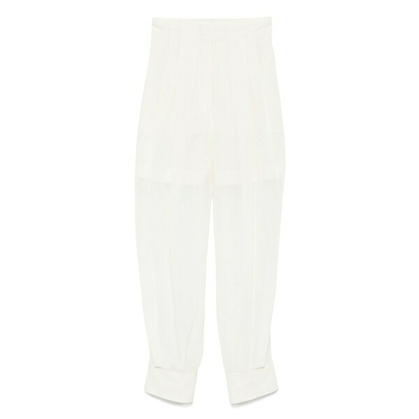 フィロソフィーデロレンゾセラフィーニ レディース カジュアルパンツ ボトムス Voile tapered trousers Neutrals|asty