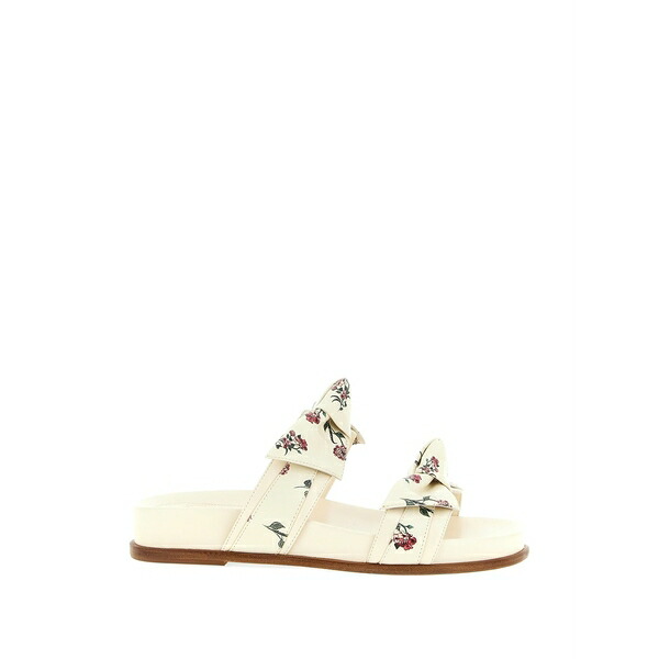 アレクサンドラ鳥類マン レディース サンダル シューズ X agua by agua bendita maxi clarita slide sandals Neutrals