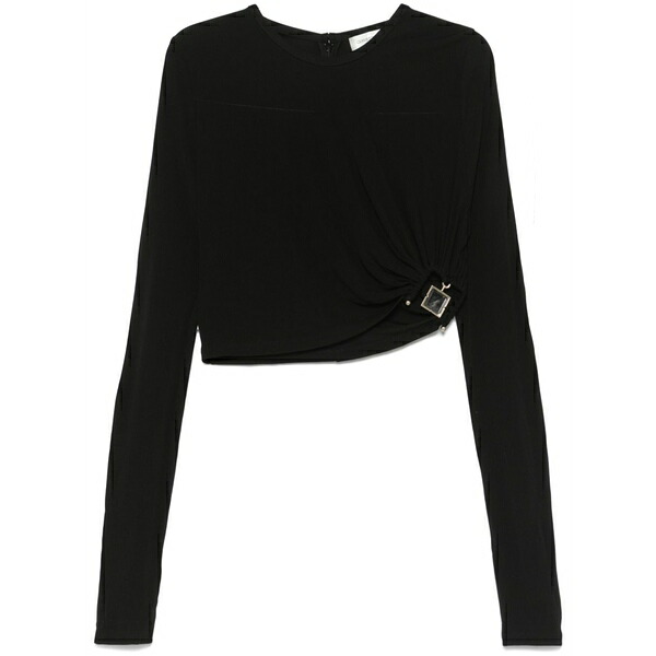 クリストファーエスバー レディース プルオーバー トップス Bezel-quartz long-sleeve top Black