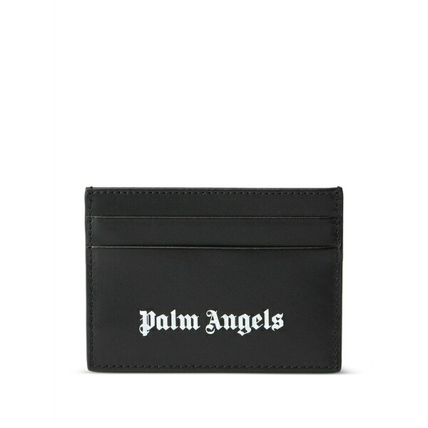 パーム・エンジェルス レディース 銭入れ 添え物 Logo-print card holder Black